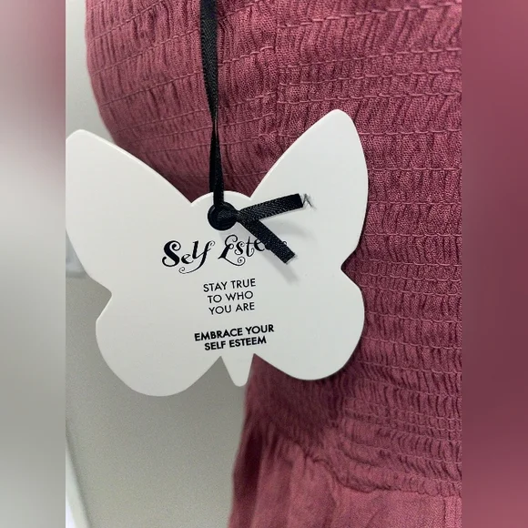 NWT SELF ESTEEM TOP SLEEVELESS SIZE M - Picture 3 of 7